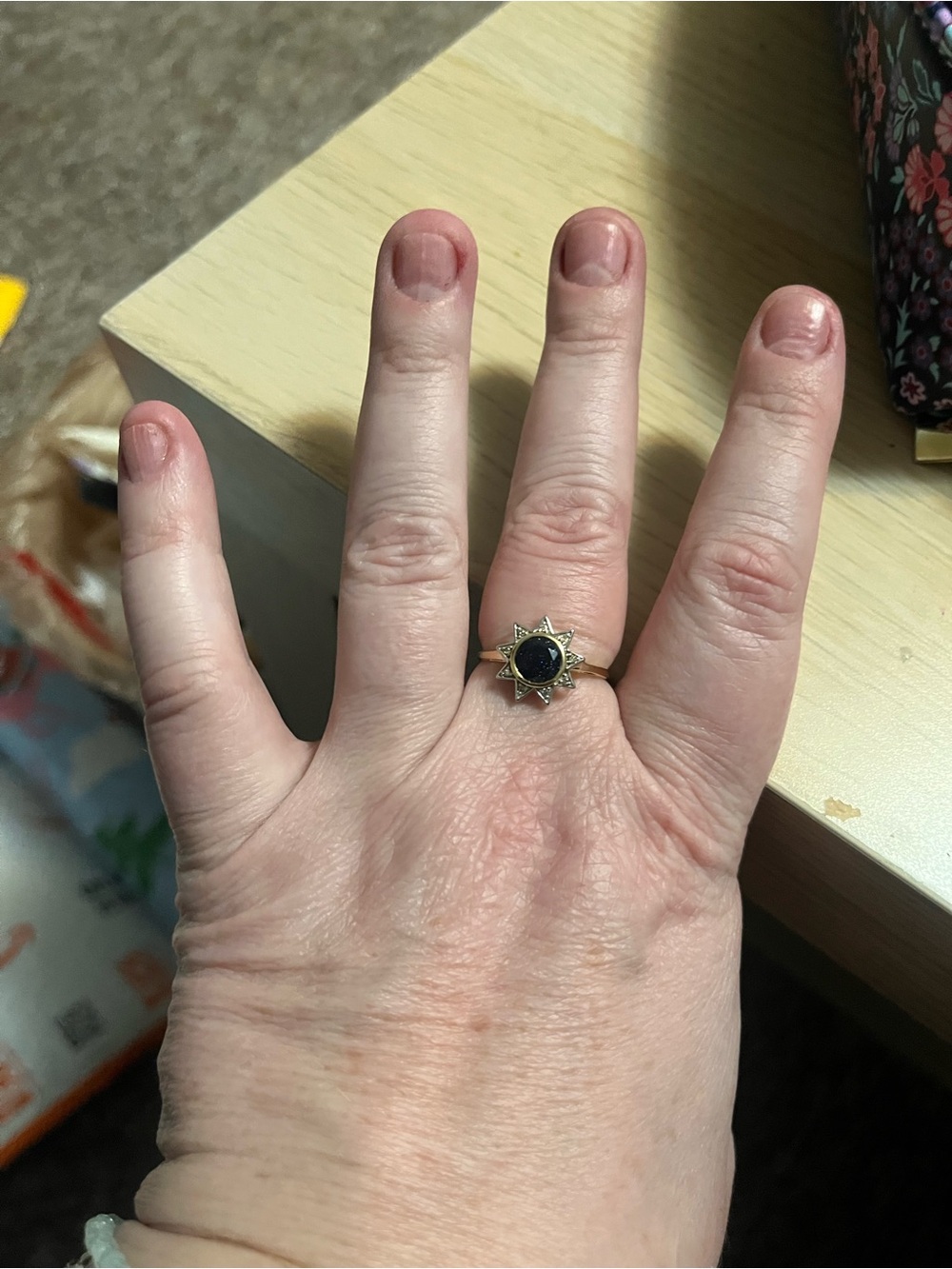 Local Eclectic solid gold starburst ring for inspiration
